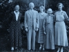 1935. Anna Kristina syster till ,Olof August Hansson, Ingeborg Olsson, Hans Olssons fostermor Gertrud Elisabet Persson? och hennes dotter. (Martin Olson Seattle)