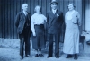 1935. John Harald Magnusson, Ingeborg Olsson, Olof August Hansson, ?. (Martin Olson Seattle)